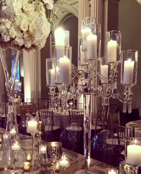 Elegant 9 Arms Crystal Candelabra Wedding Decoration Centerpieces Buy