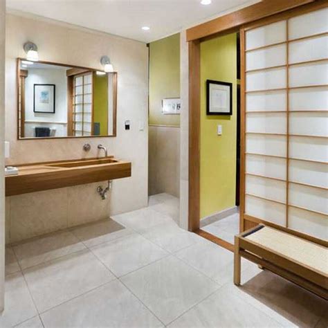 Elegant Modern Bathroom Design Blending Japanese