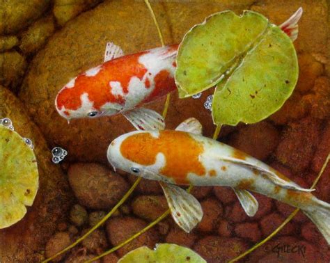 New Recent Work Archives Koi Fish Paintings By Terry Gilecki Koi