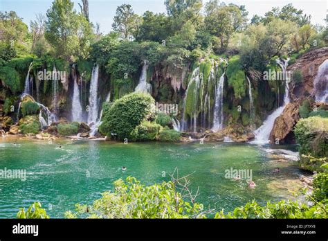Kravice Waterfalls Bosnia And Herzegovina Ljubuski Stock Photo Alamy