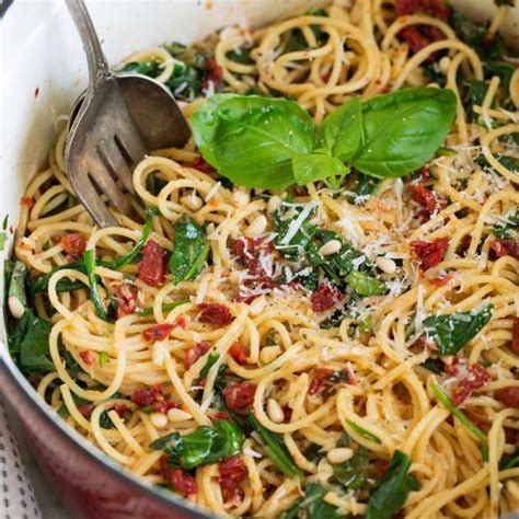 Sun Dried Tomato Pasta With Spinach Cooking Classy