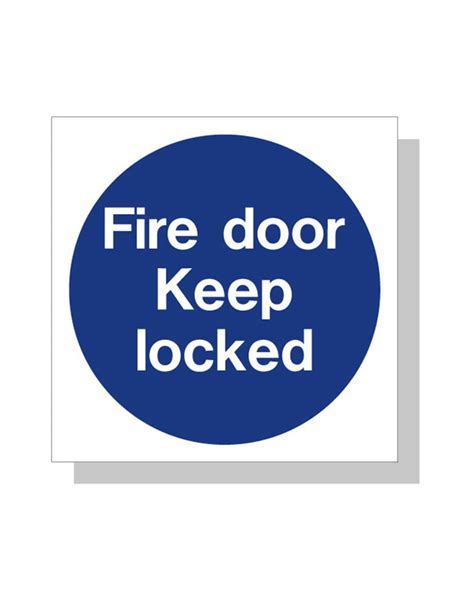 Fire Door Keep Locked Checkfire