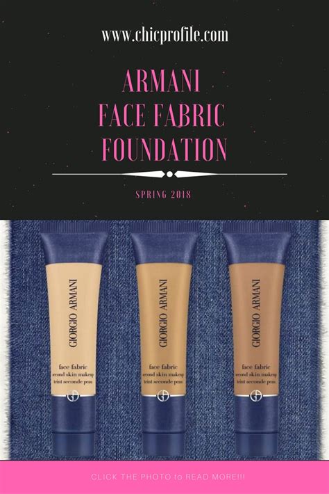 Giorgio Armani Face Fabric Foundation 2018 Beauty Trends And Latest