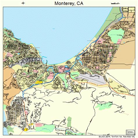 Printable Map Of Monterey Ca