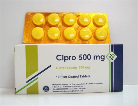Cipro 500 Mg 10 Tablets Habib Pharmacy