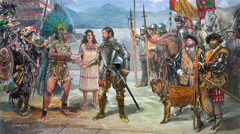 El Encuentro De Moctezuma Y Cortés Un Saludo Que Hizo A La Historia Global