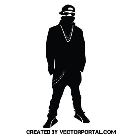 Hip Hop Artist Image Royalty Free Stock Svg Vector