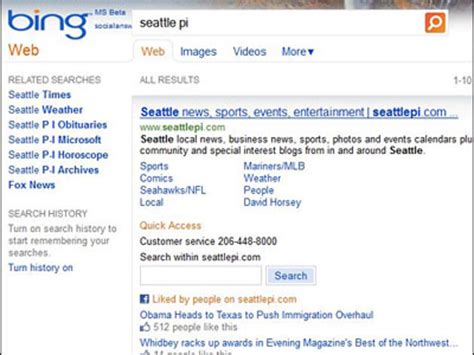 Bing Adds Facebook Recommendations To Search Ad Age
