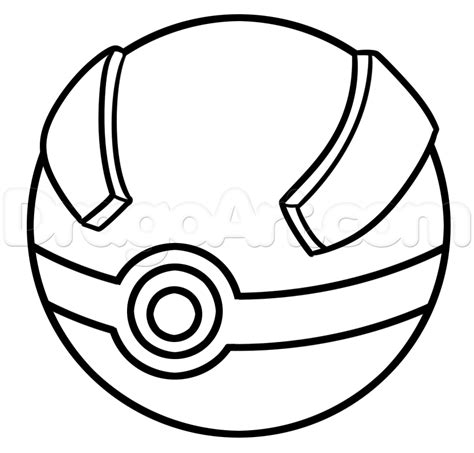 Pokemon Ball Coloring Page At Free Printable