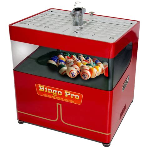 Bingo Pros Exclusive Gold Line Portable Bingo Machine Bingo Pro