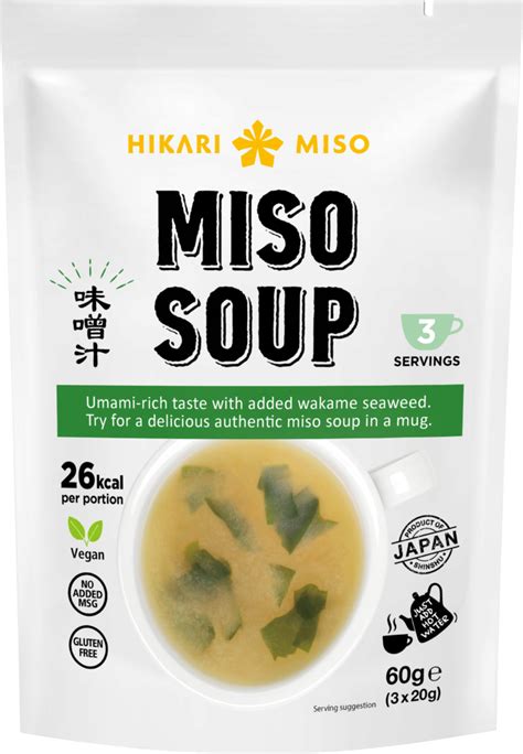 Instant Miso Suppe 3 Portionen Gustav Gerig Ag