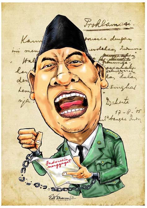 Karikatur Pahlawan Indonesia Ujian