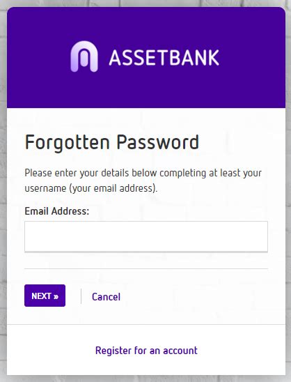 Forgotten Password How To Use And Common Issues Errors Asset Bank Help Centre