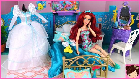 Pruébala por diferentes circuitos mientras atrapas todas las joyas de cada. Barbie Little Mermaid Ariel Wedding Morning Routine ...