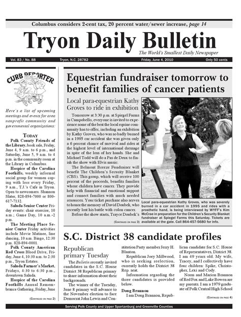 06 04 2010 Daily Bulletin By Tryon Daily Bulletin Issuu
