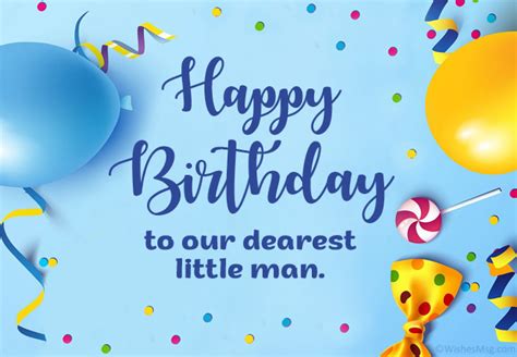 Happy Birthday Wishes For Baby Boy Wishesmsg