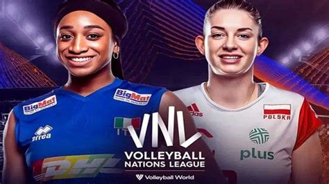 Jadwal Semifinal VNL 2024 Putri 22 Juni Italia Kontra Polandia