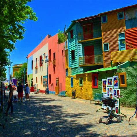 Barrio De Caminito La Boca Buenos Aires Argentina Ideal Para Buenas