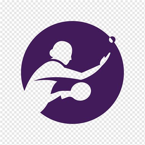 Table Tennis At The 2015 European Games Ping Pong Logo Table Tennis Purple Violet Sport Png