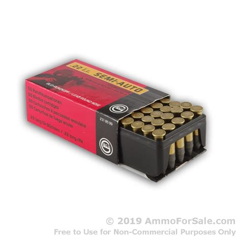 500 Rounds Of Discount 40gr Lrn 22 Lr Ammo For Sale By Geco