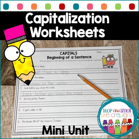 Capitalization Practice Worksheet 7th Grade