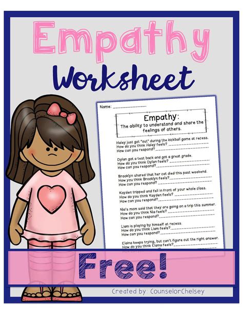 Calaméo Empathy Worksheet Freebie