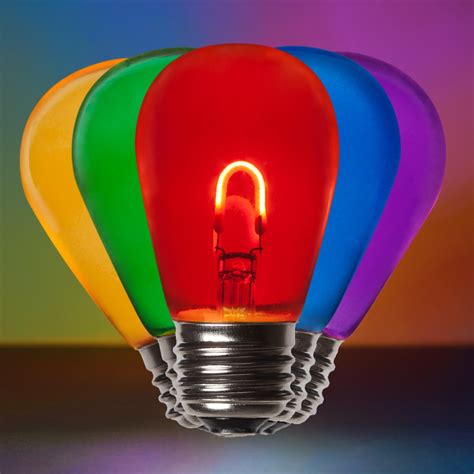 S14 Multicolor Glass Flexfilament Tm Led Edison Bulb Transparent