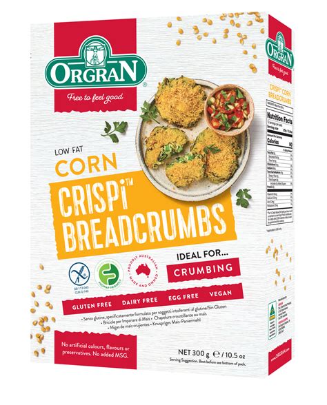 Most of these are gluten free dairy free bread options, there are a few gluten free vegan bread options, and i even found a gluten free sourdough bread that's pretty tasty. Orgran Corn Crispy Breadcrumbs 300g $4.00 | Health Magic