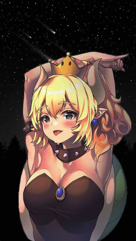Bowsette Mariobross Wallpaper Anime Video Game Characters Game