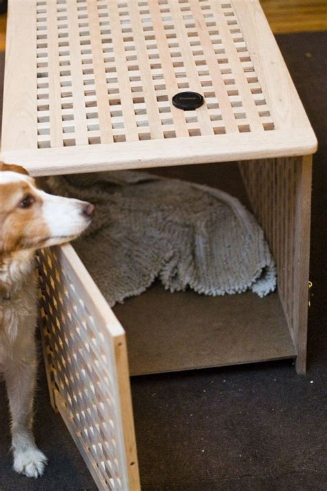 A Tasteful Dog Crate You Dont Have To Hide Ikea Hackers Dog Crate