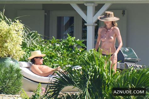 Heidi Klum Topless On Vacation In St Bart Aznude