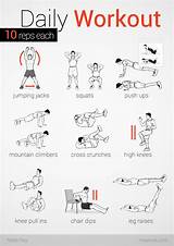 Fitness Exercises To Do At Home Without Equipment Images