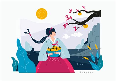 20 Beautiful Korean Hanbok Cartoon