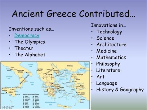 Contributions And Legacy Ancient Greece