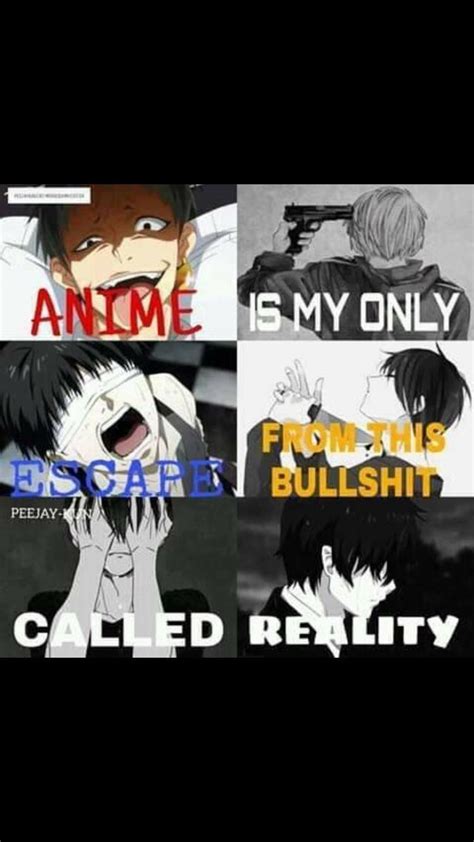 If Anime Is Your Only Escape You May Need To Get Help Animecringe