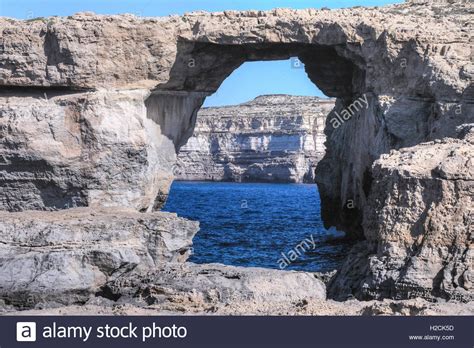 Azure Window Gozo Malta Stock Photo Alamy