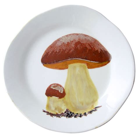 Mushroom Plates Set Of Meltons