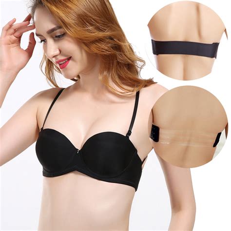Sexy Ladies Multiway Strapless Bras Clear Back Straps Push Up Bra