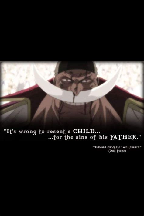 Whitebeard One Piece Quotes One Piece Pictures One Piece Ace