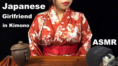 [asmr] japanese girlfriend in kimono 🍙🇯🇵 youtube