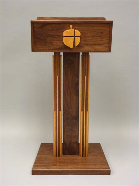 Hand Crafted Pedestal Style Podium By Sugarcreek Woodworks And Design