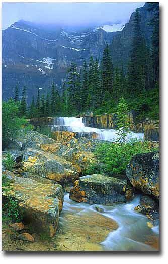 The Giant Steps Waterfalls Paradise Valley Banff National Park