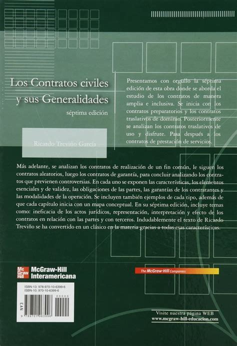 Contratos Civiles Y Sus Generalidades Los 7 Ed TreviÑo Garcia