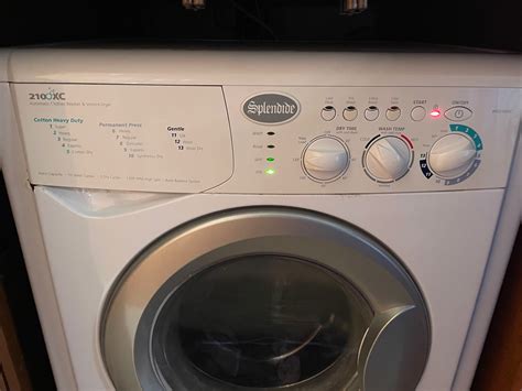 Splendide 2100 Xc Automatic Clothes Washer And Vented Dryer Wd2100xc The Machine Powers Up But The