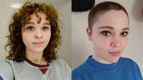 Before And After Photos Of Women Who Shaved Their Heads In Self Isolation Vice