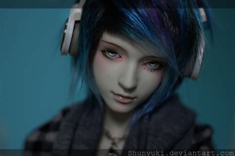Blue Haired Boy By Shunyuki On Deviantart