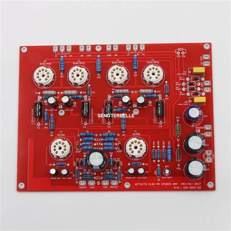 Hifi El84 Stereo Push Pull Amplifier Board Kit Completetube