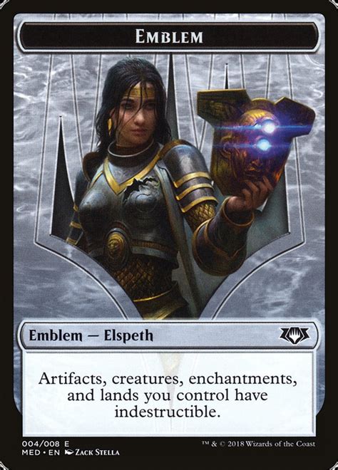 Elspeth Knight Errant Emblem Mythic Edition Star City Games