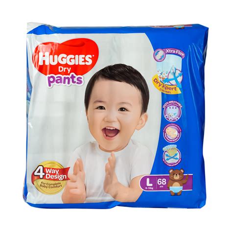 Huggies Dry Pants Diaper Large 68s