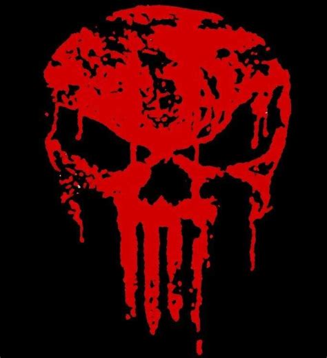Punisher Blood Red Punisher Skull Punisher Art Punisher Logo